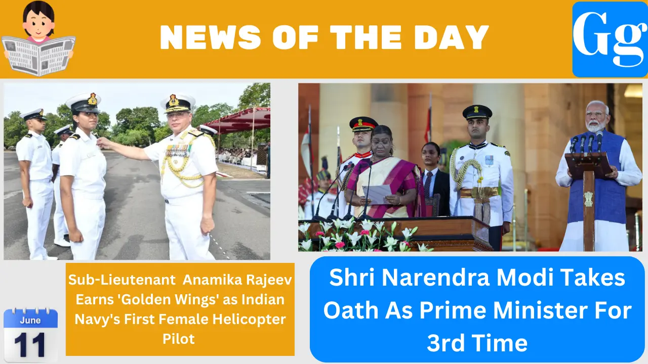 11 June 2024 Current Affairs