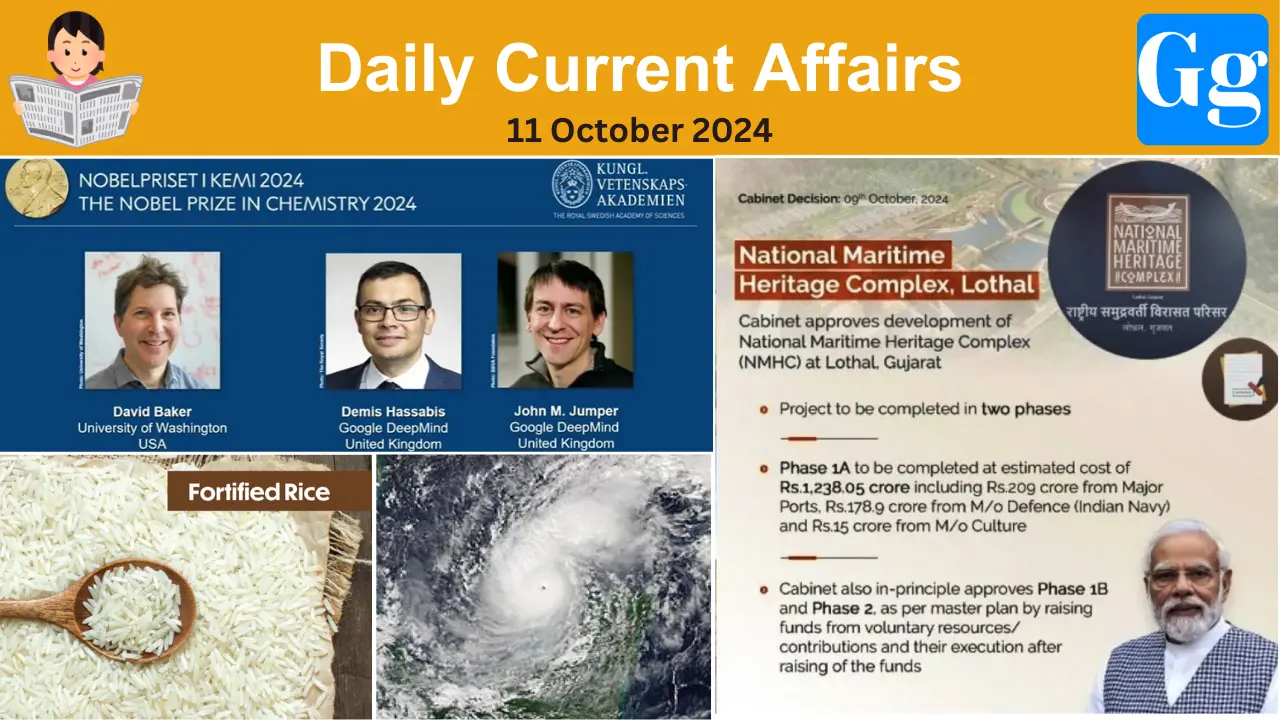 Daily Current Affairs 11 October 2024