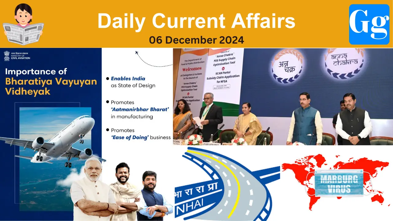 Daily Current Affairs 06 December 2024