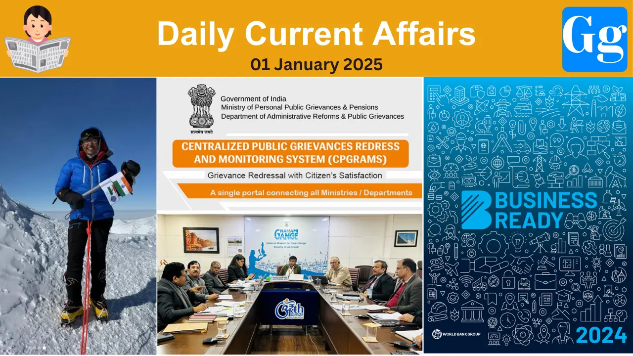 Daily Current Affairs 01 January 2025
