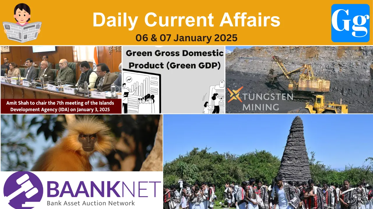 Daily Current Affairs 06-07 January 2025
