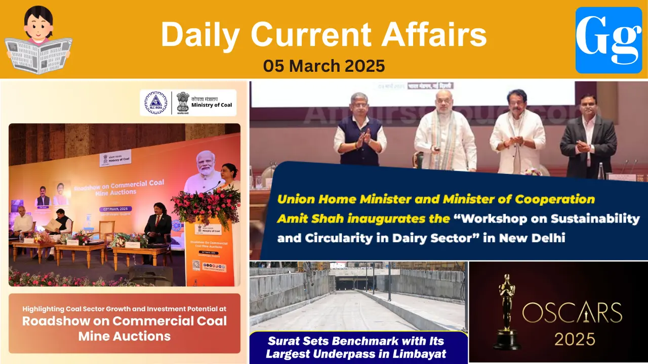 Daily Current Affairs 05 March 2025
