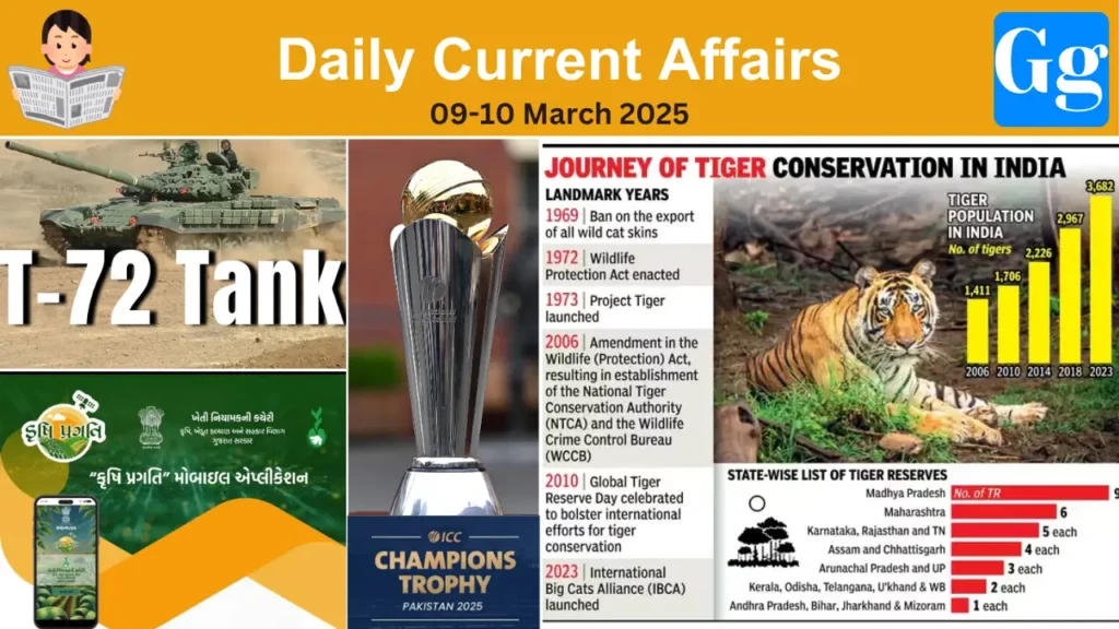 Daily Current Affairs 09-10 March 2025
