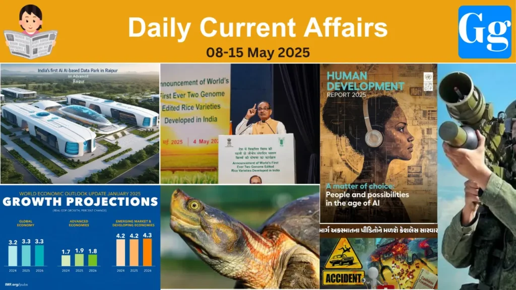 Daily Current Affairs 8-15 May 2025