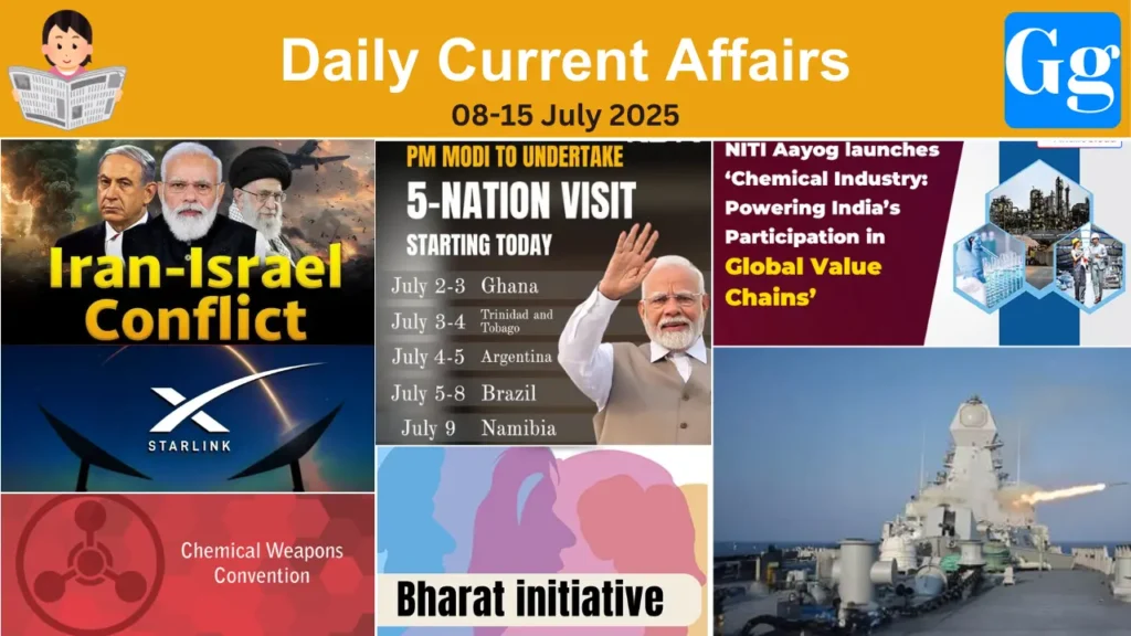 Daily Current Affairs 08-15 July 2025